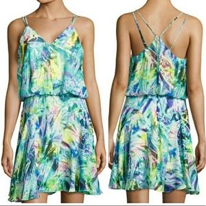 MILLY Blouson Tank Dress Multicolor NEW WITH TAGS